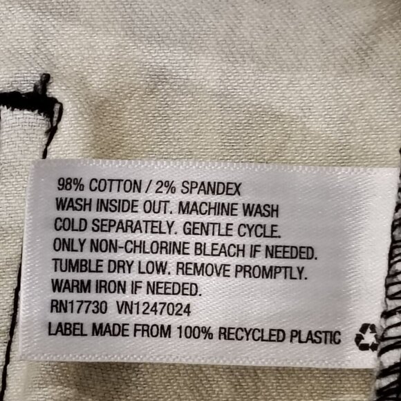 Snakeskin Print Skinny Pants Size 6 Wild Fable Neutral Stretch Denim Pockets - Picture 9 of 16